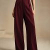 Women’S Tailored Trousers, New Autumn And Winter Casual Travel Pants, Featuring Button Pockets for Professional Commuting.